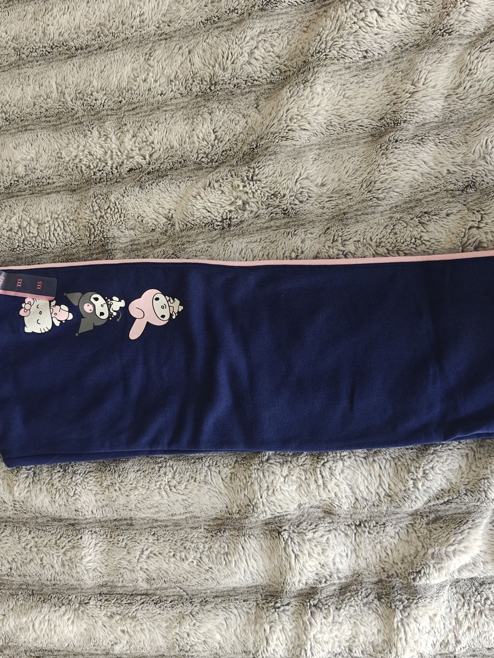 Sanrio Kids Navy Blue Bottoms with Pink Trim